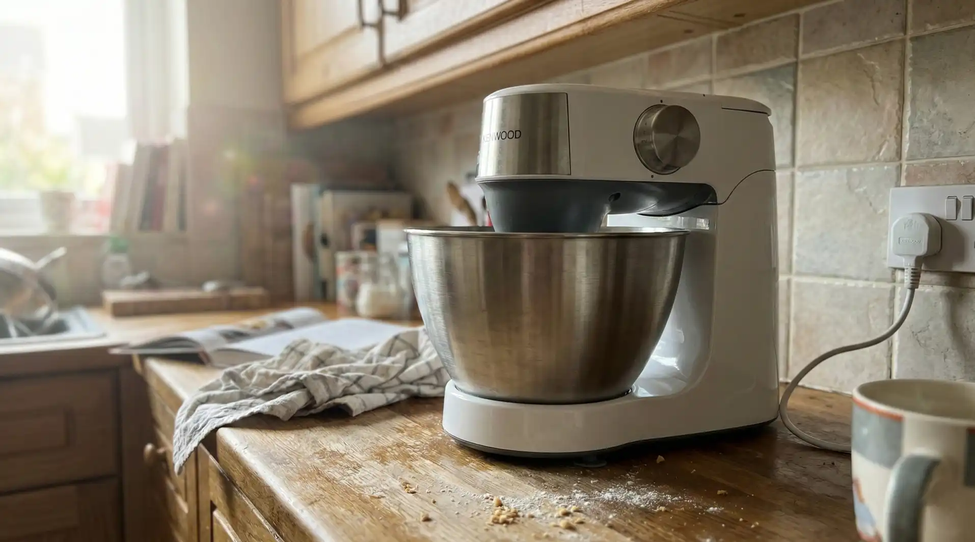 Kenwood Prospero Plus KHC29.J0SI mixer planetar argintiu pe blat